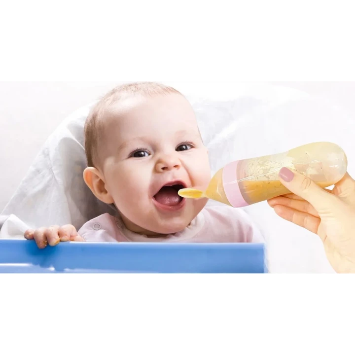 Babyjem Sıkmalı Kaşık Pembe