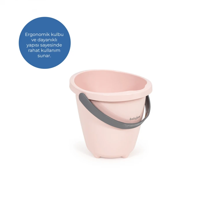 Babyjem 5 Parça Bebek Banyo Küvet Seti Pembe