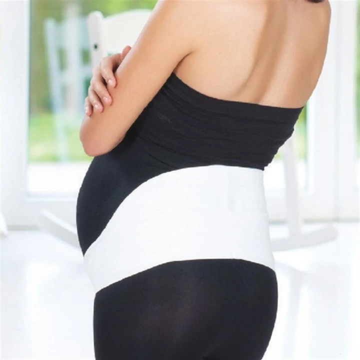 Babyjem Hamile Bel Destek Bandı Beyaz L Beden