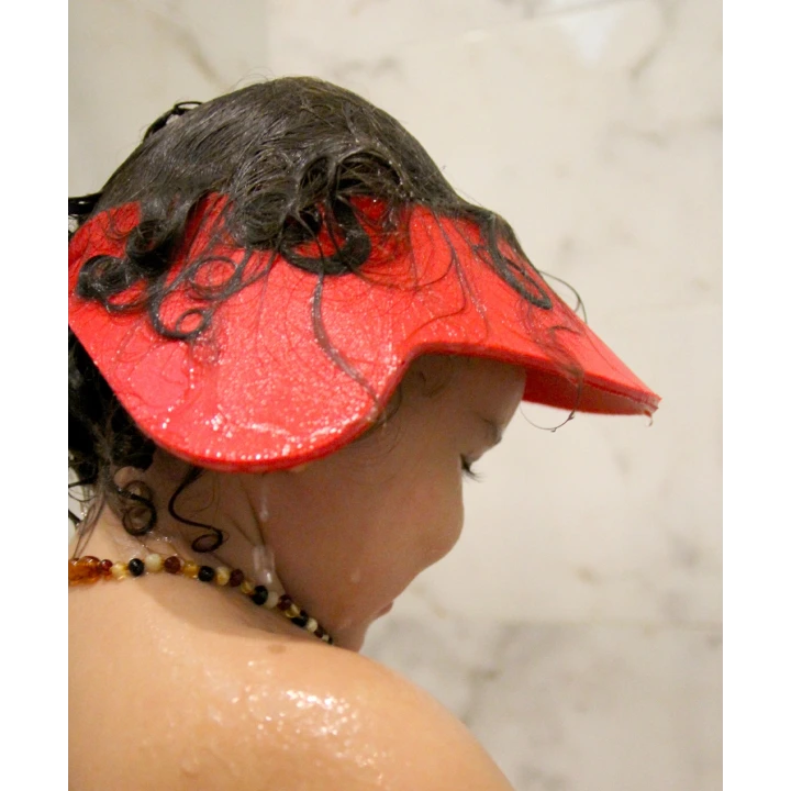 Babyjem Cırtlı Ayarlanabilir Banyo Siperi Kırmızı