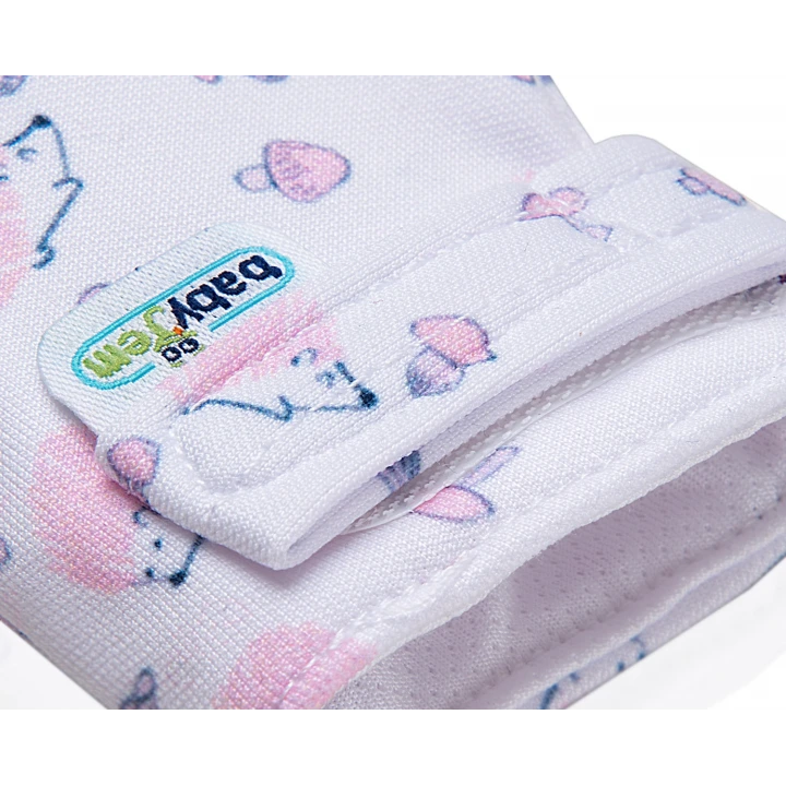 Babyjem Bebek Diş Kaşıyıcı Eldiveni Kirpi Pembe