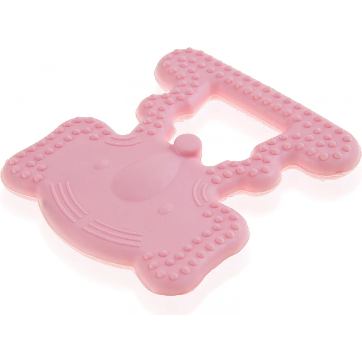 Babyjem Yumuşak Diş Kaşıyıcı Fil Pembe