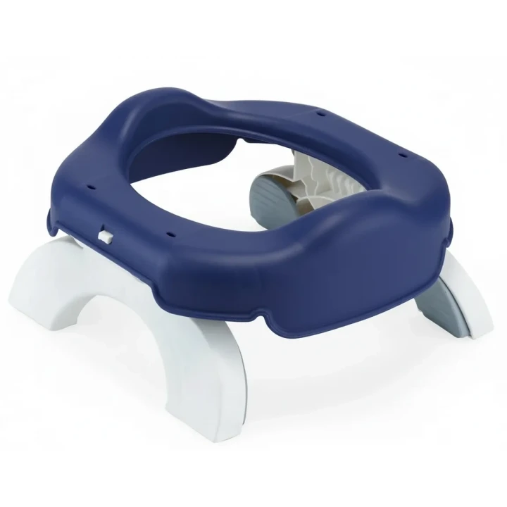 Babyjem Portatif Katlanabilir Lazımlık İndigo Mavi New Color