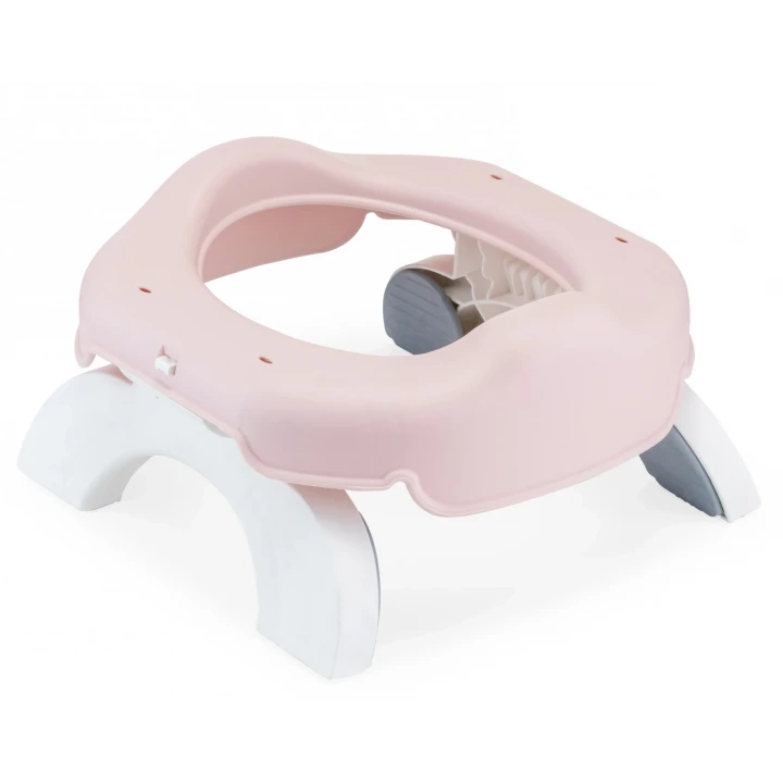 Babyjem Portatif Katlanabilir Lazımlık Soft Pembe New Color