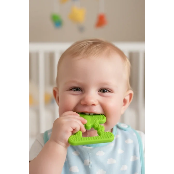 Babyjem Fil Diş Kaşıyıcı Açık Yeşil