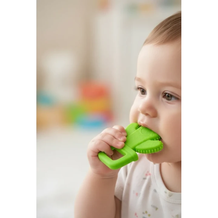 Babyjem Kaktüs Diş Kaşıyıcı Açık Yeşil