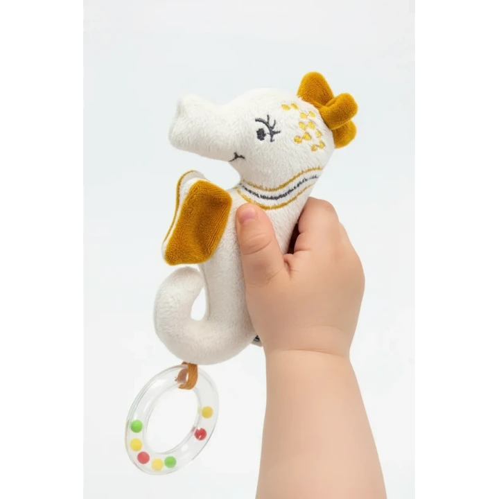 Babyjem Sevimli Arkadaşım Çıngıraklı Deniz Atı Turuncu