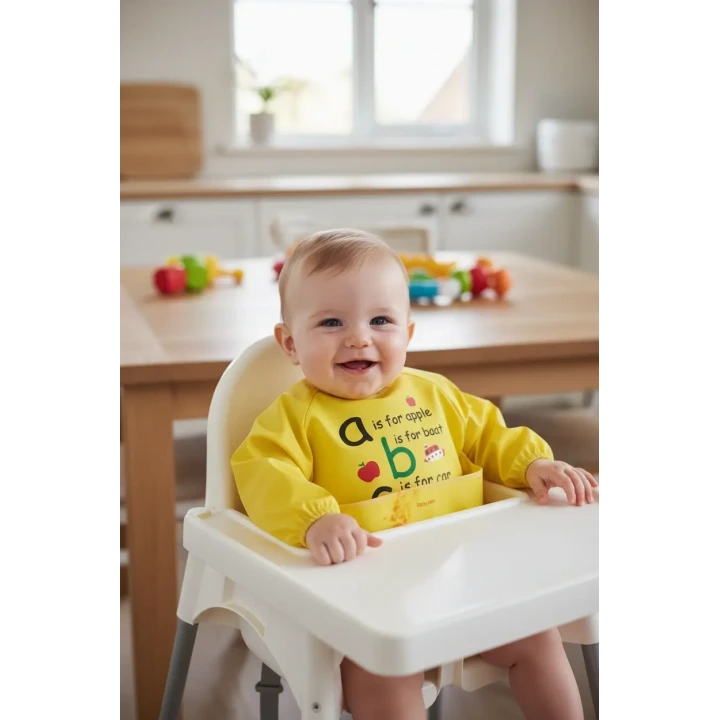 Babyjem Faaliyet Önlüğü Kollu Sarı Outlet