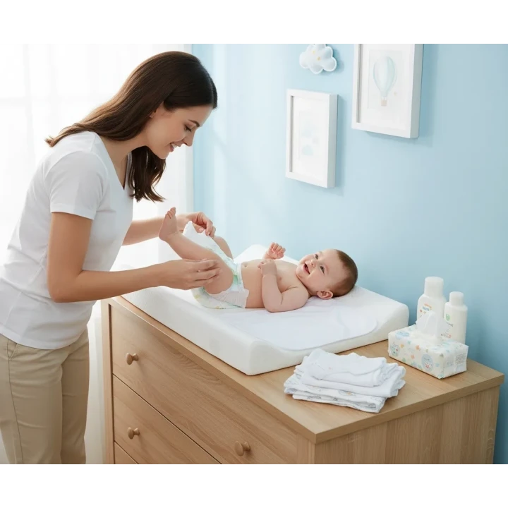 Babyjem Terleme Önleyici Bebek Kundaklı Alt Açma Minderi