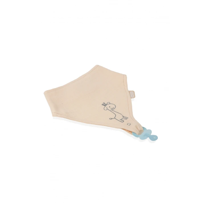 Babyjem Emzik Askılı Müslin Mama Önlüğü Somon