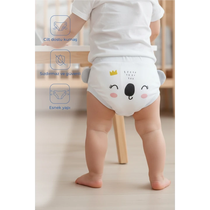 Babyjem Soft Alıştırma Külodu Beyaz 2 Yaş