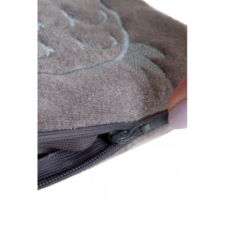 Babyjem Kiraz Çekirdekli Baykuş Kadife Rahatlatıcı Gaz Kemeri & Gaz Yastığı - Gri