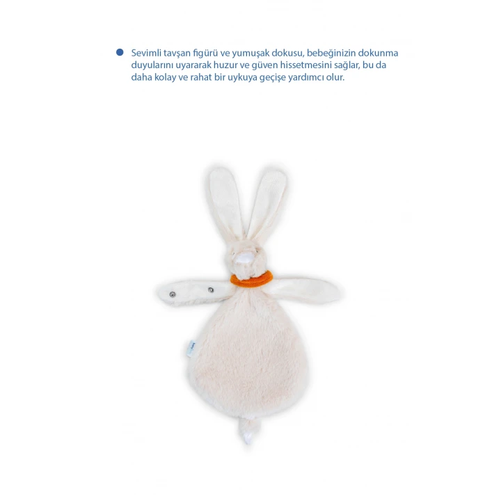 Babyjem Emzik Askılı Tavşan Uyku Arkadaşı Taş