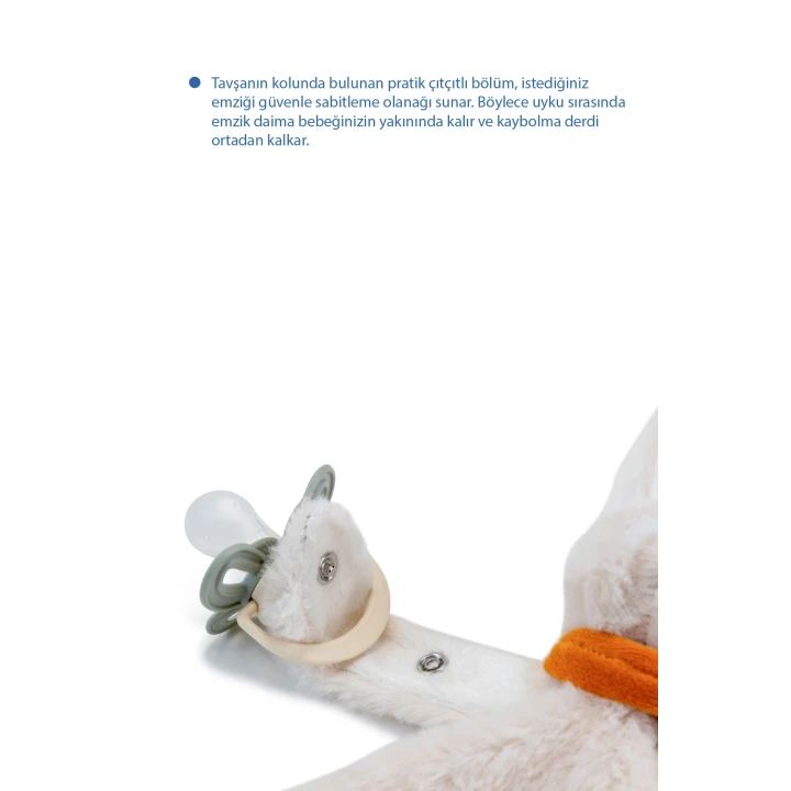 Babyjem Emzik Askılı Tavşan Uyku Arkadaşı Taş