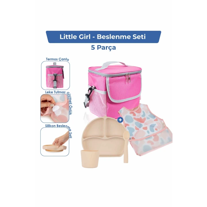 Babyjem Bebek Hediye Beslenme Seti Little Girl 5 Parça