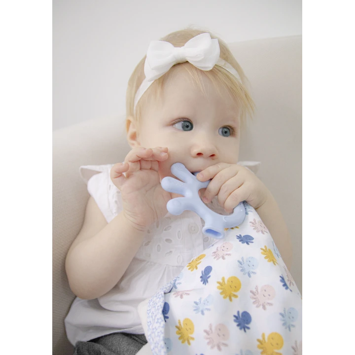 Babyjem Diş Kaşıyıcılı Rahatlatıcı Uyku Arkadaşım Mavi