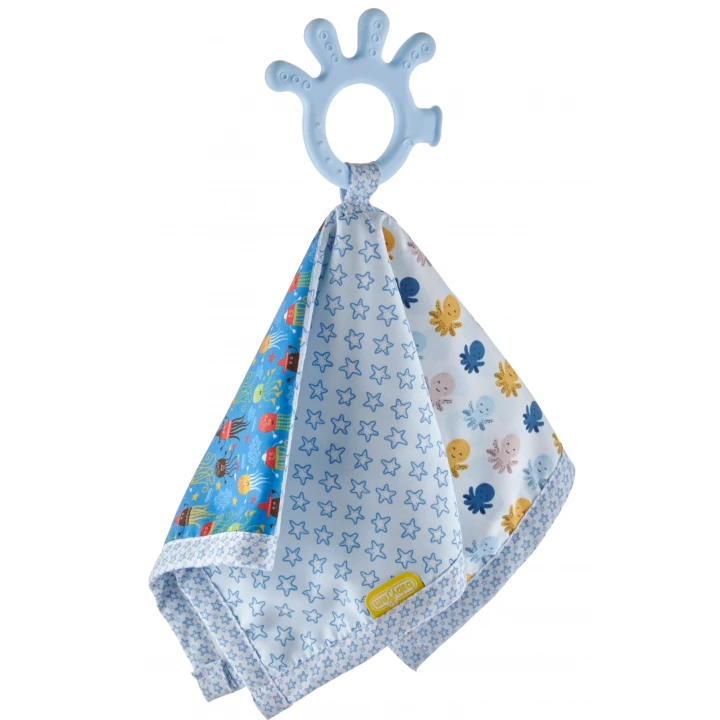 Babyjem Diş Kaşıyıcılı Rahatlatıcı Uyku Arkadaşım Mavi