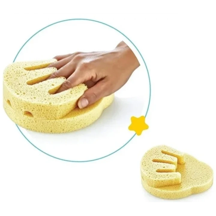 Babyjem Yumuşak Soft El Biçimli Bebek Yıkama Banyo Süngeri