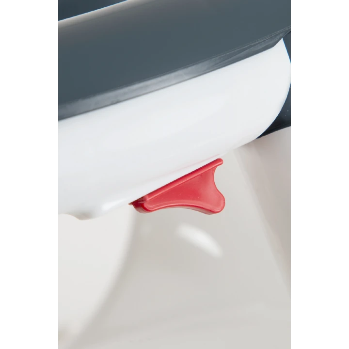 Babyjem Yandan Açılır Banyo ve Mama Oturağı & Hediye Minderli 2li Set İndigo Mavi