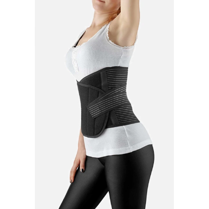 Babyjem Doğum Sonrası Balenli Korse Siyah L-XL