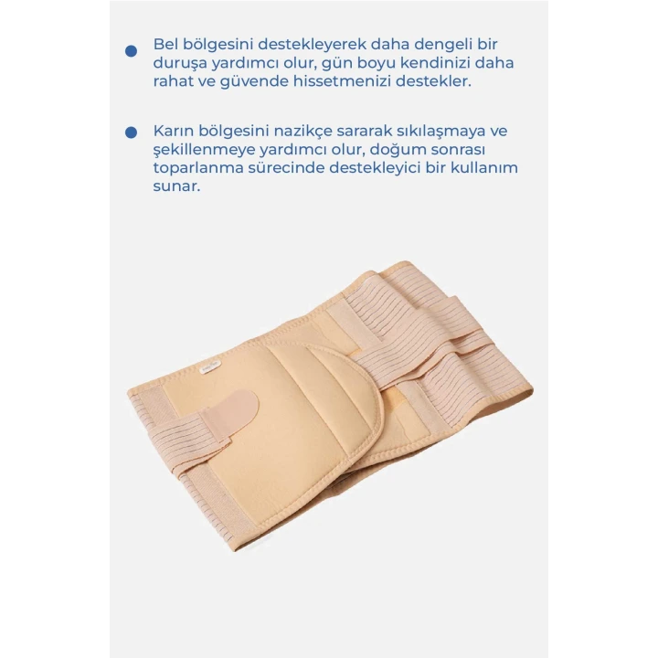 Babyjem Doğum Sonrası Balenli Korse Ten L-XL