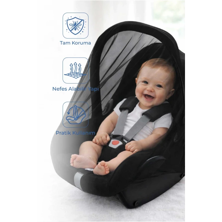 Babyjem Ana Kucağı Sinekliği Siyah