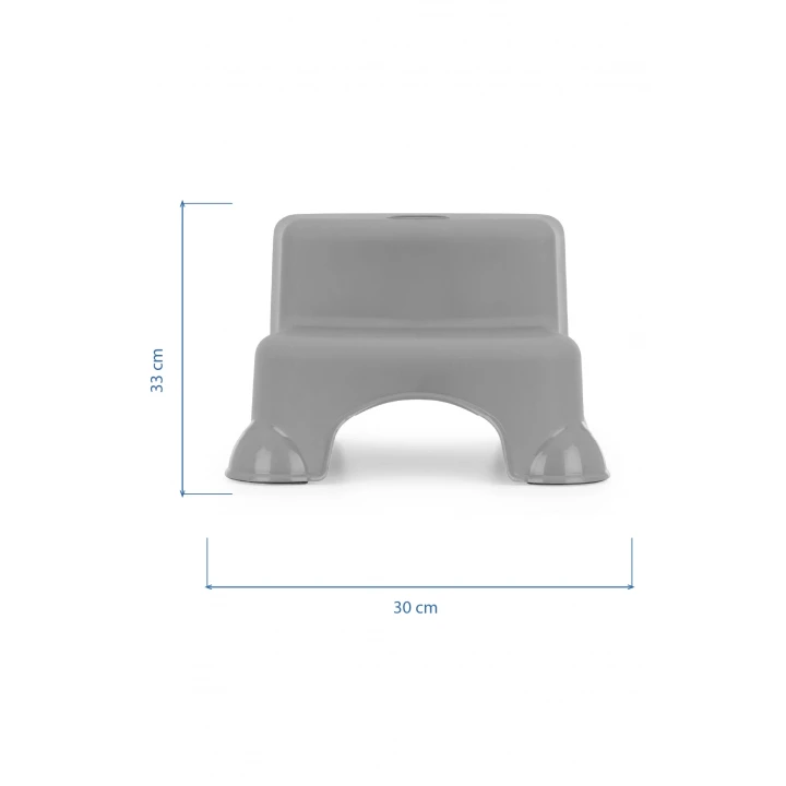 Babyjem Kaydırmaz Bebek Katlı Basamağı Gri