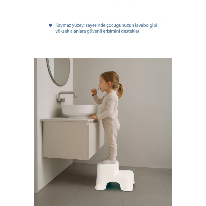 Babyjem Kaydırmaz Bebek Katlı Basamağı Kum Beji