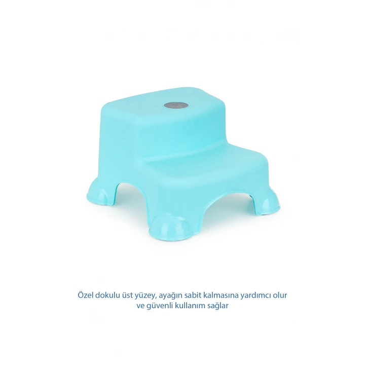 Babyjem Kaydırmaz Bebek Katlı Basamağı Mint Yeşili