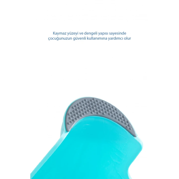 Babyjem Kaydırmaz Bebek Katlı Basamağı Mint Yeşili