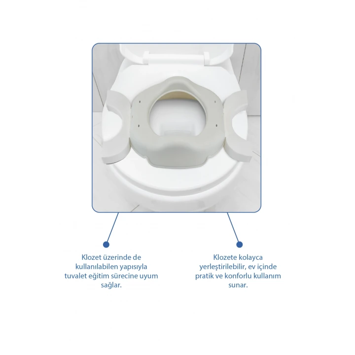 Babyjem Portatif Katlanabilir Seyahat Lazımlığı Kum Beji + 5 Hediye Poşet