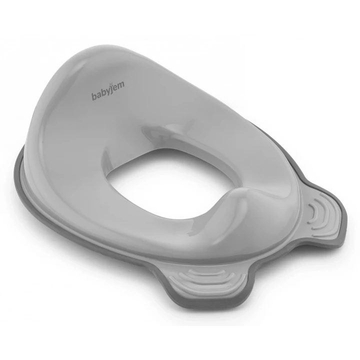 Babyjem Soft Kaymaz Klozet Adaptörü New Soft Gri