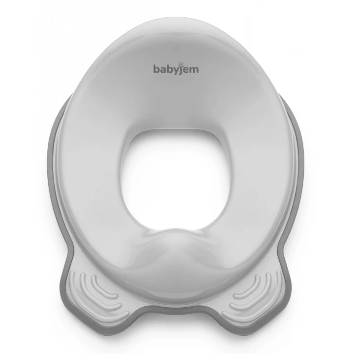 Babyjem Soft Kaymaz Klozet Adaptörü New Soft Gri
