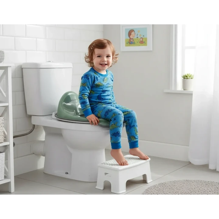 Babyjem Soft Kaymaz Klozet Adaptörü New Soft Yeşil