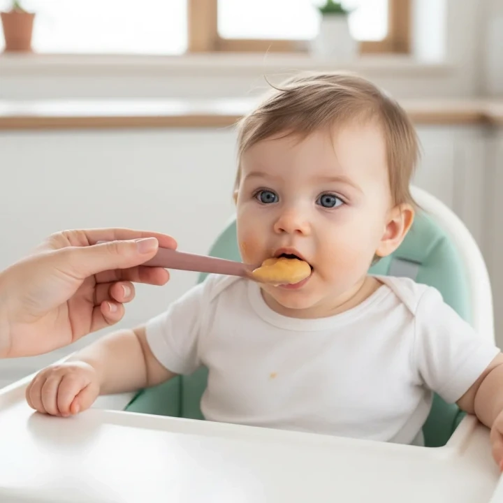 Babyjem Yumuşak Uçlu Silikon Kaşık Mocha