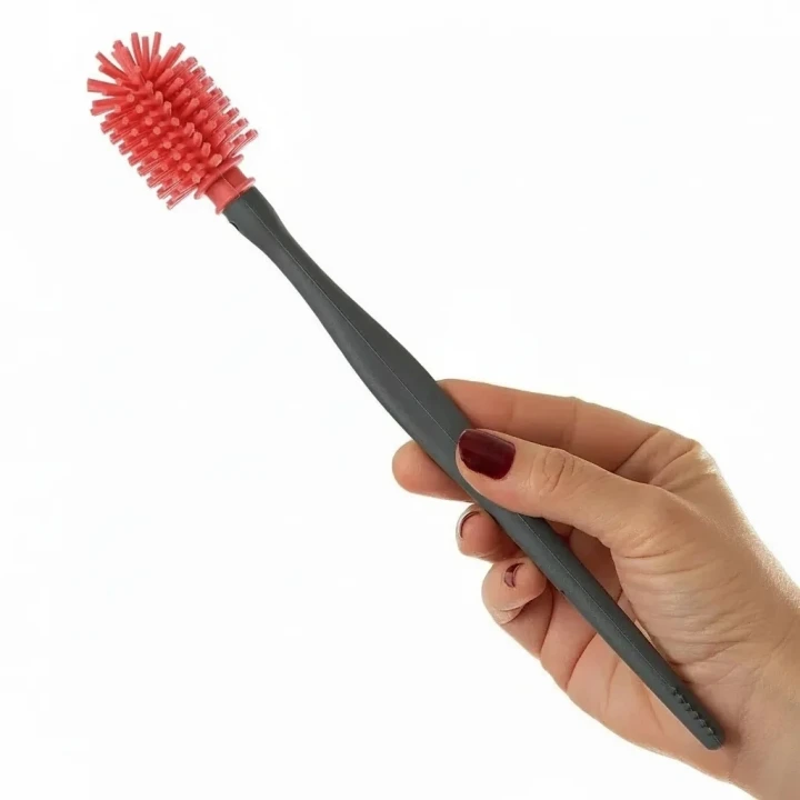 Babyjem Emzik ve Biberon Temizleme Fırçası Pembe