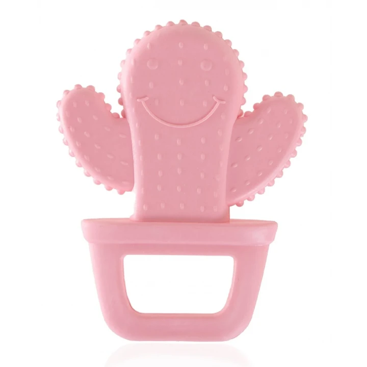 Babyjem Yumuşak Diş Kaşıyıcı Kaktüs Pembe