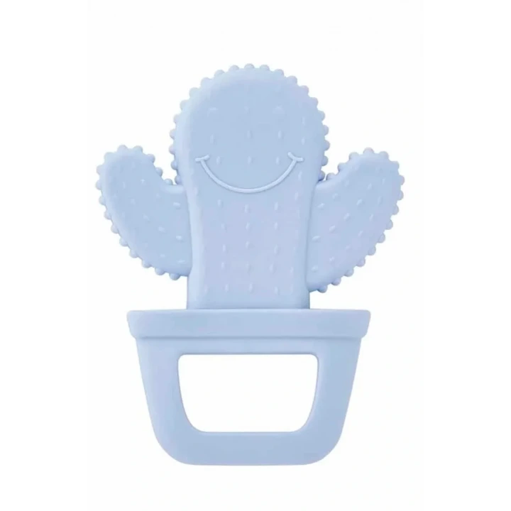 Babyjem Yumuşak Diş Kaşıyıcı Kaktüs Mavi