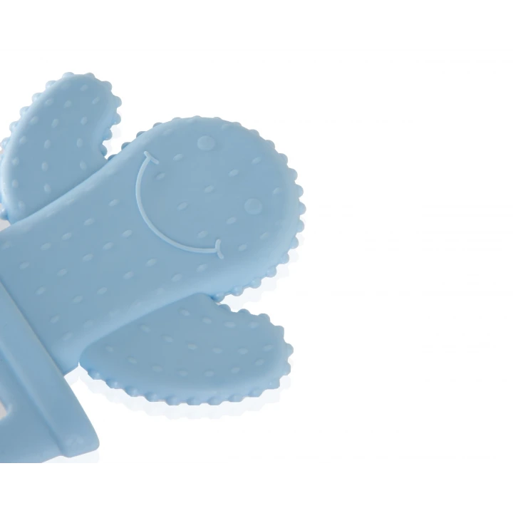 Babyjem Yumuşak Diş Kaşıyıcı Kaktüs Mavi