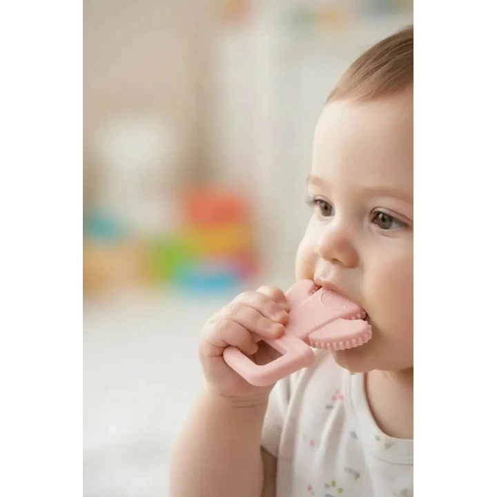 Babyjem Yumuşak Diş Kaşıyıcı Kaktüs Pembe