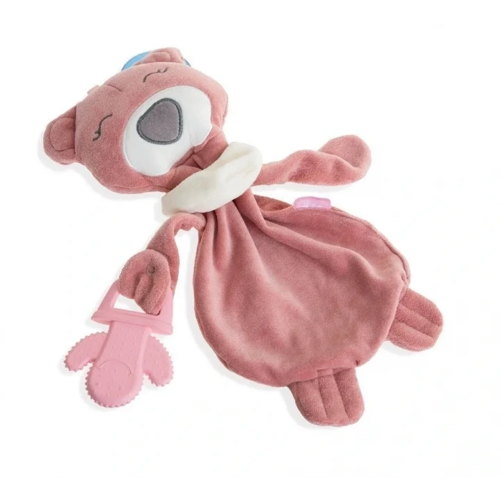 Babyjem Diş Kaşıyıcılı Uyku Arkadaşım Gül Kurusu