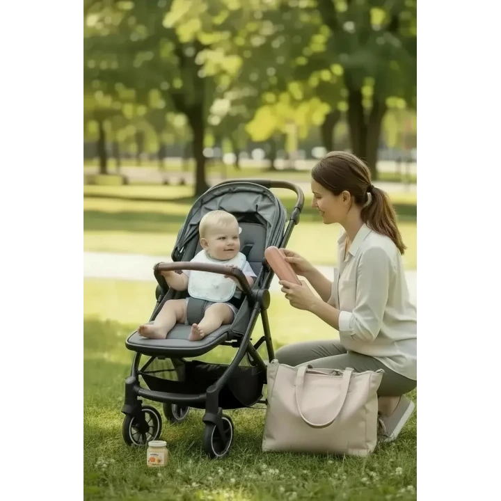 Babyjem Çatal Kaşık Saklama Kabı Gül Kurusu