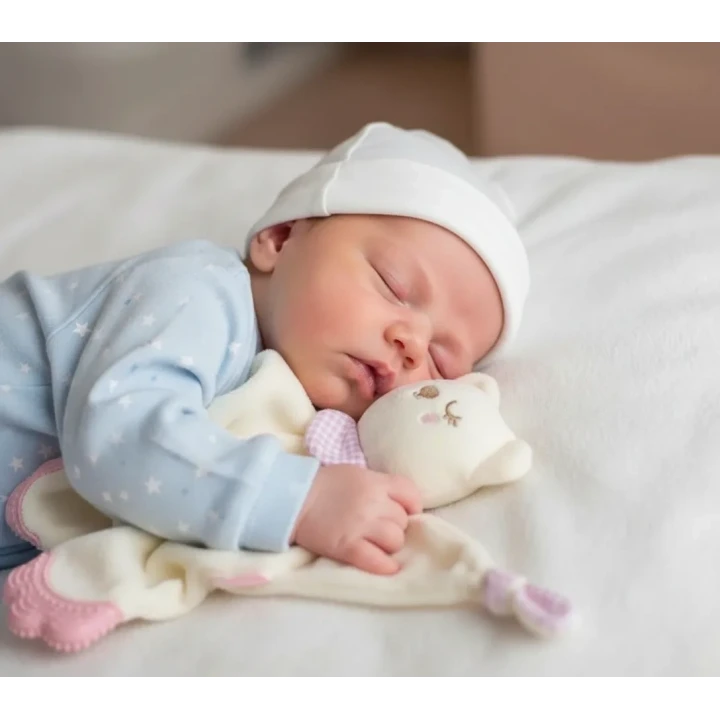 Babyjem Diş Kaşıyıcılı Sevimli Uyku Arkadaşım Pembe