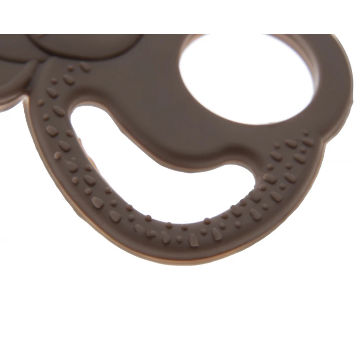 Babyjem Silikon Fil Diş Kaşıyıcı Latte