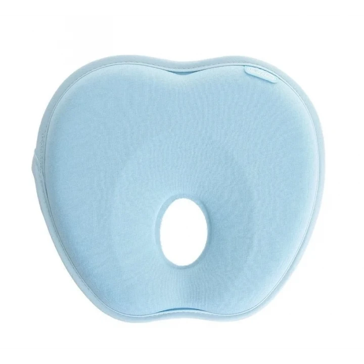Babyjem Bebek Düz Kafa Yastığı Düz Kafa Engelleyici Yastık Mavi
