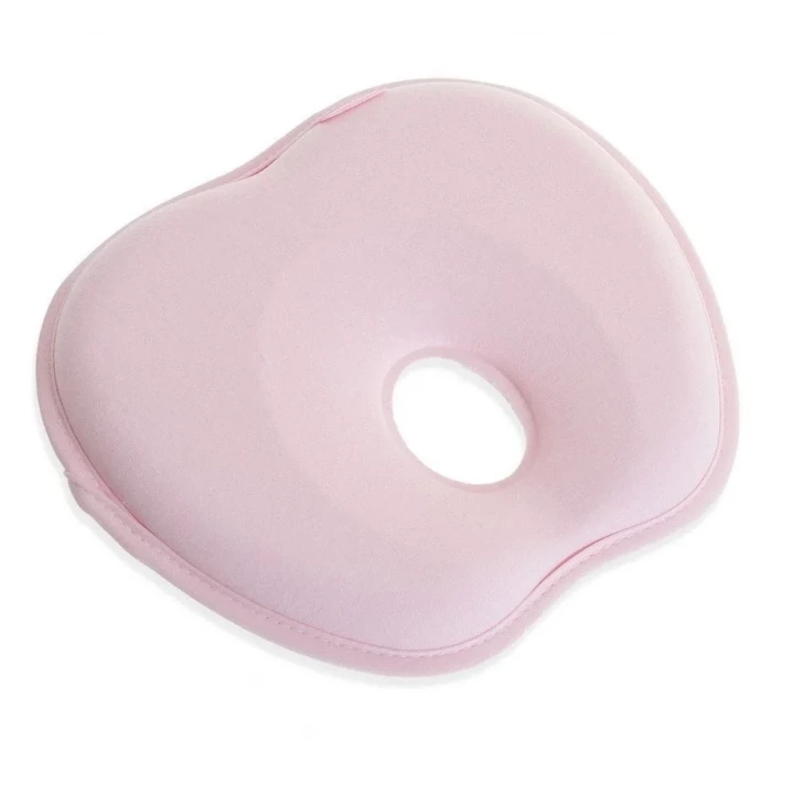 Babyjem Bebek Düz Kafa Yastığı Düz Kafa Engelleyici Yastık Pembe