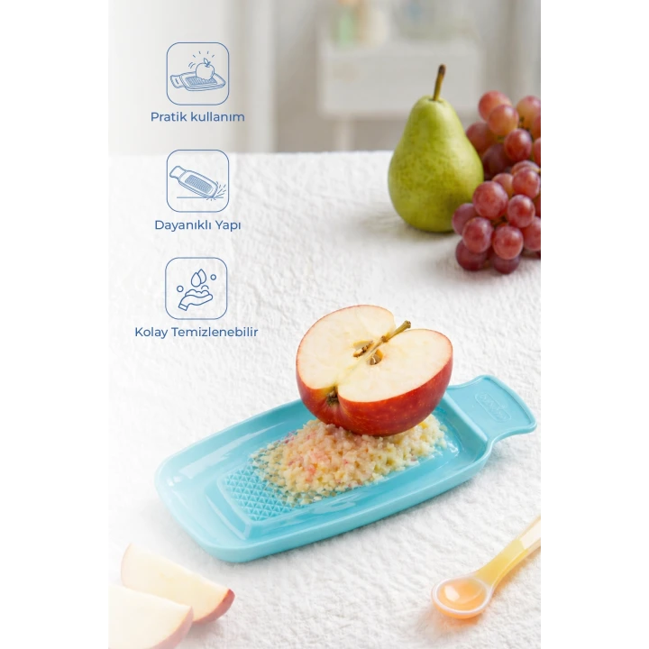Babyjem Kırılmaz Pratik Bebek Meyve Rende Mint