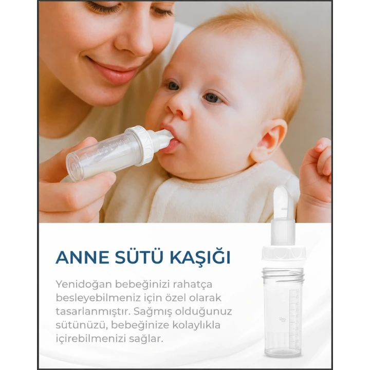 Babyjem Yumuşak Uçlu Anne Süt Kaşığı