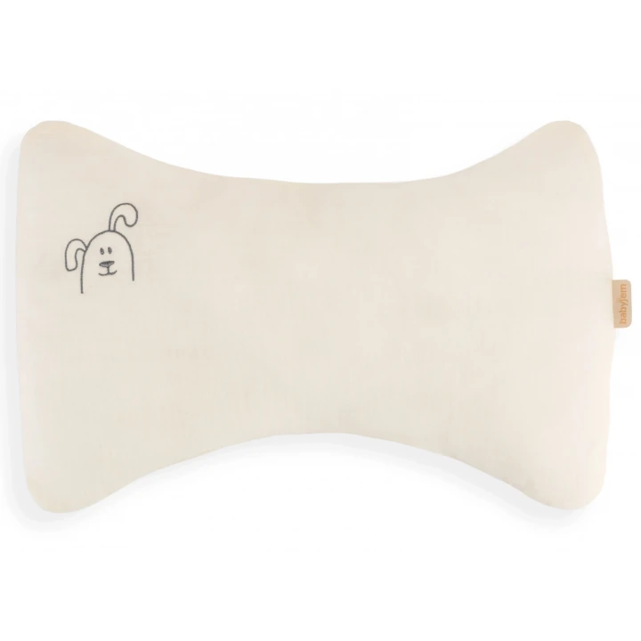 Babyjem Muslin Yastık Nakışlı Ekru