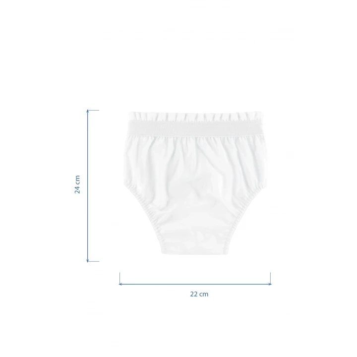 Babyjem Alıştırma Külodu 2li Set 3 Yaş Beyaz